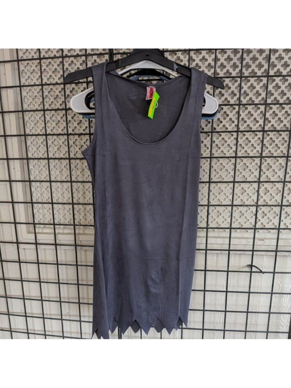 New Women's M Gray Mini Dress